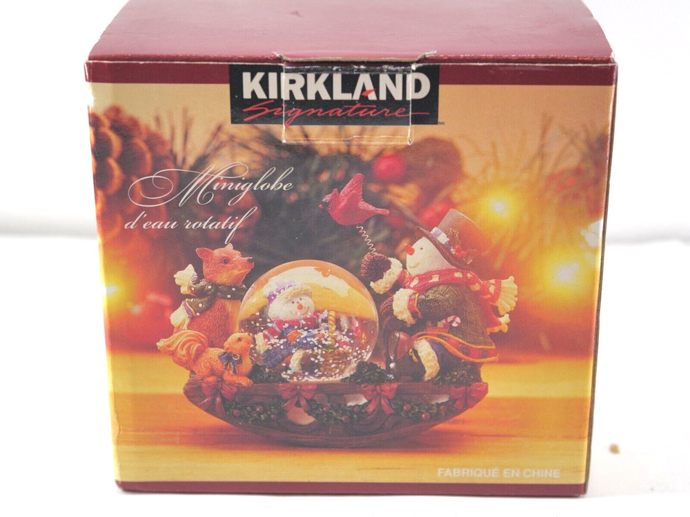 Kirkland Signature ROCKING MINI WATERGLOBE SNOWMAN